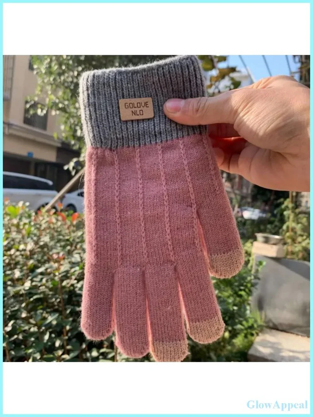 Women's Knit Winter Gloves Touchscreen Thermal Texting Gloves